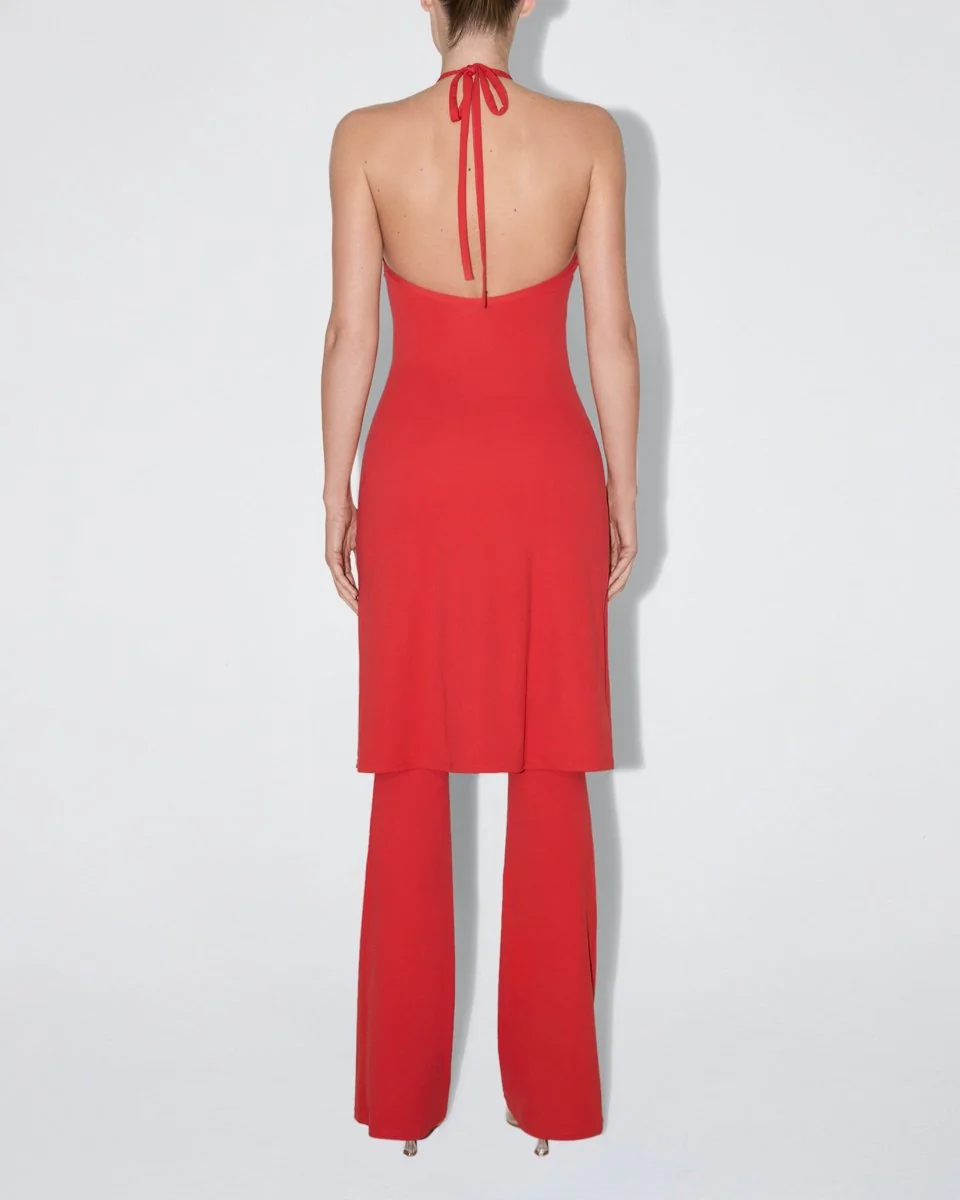 Smooth Stretch Halter Tunic | Cherry - Image 5