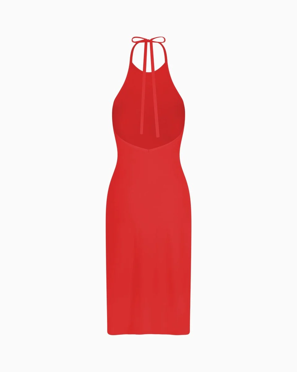 Smooth Stretch Halter Tunic | Cherry - Image 6