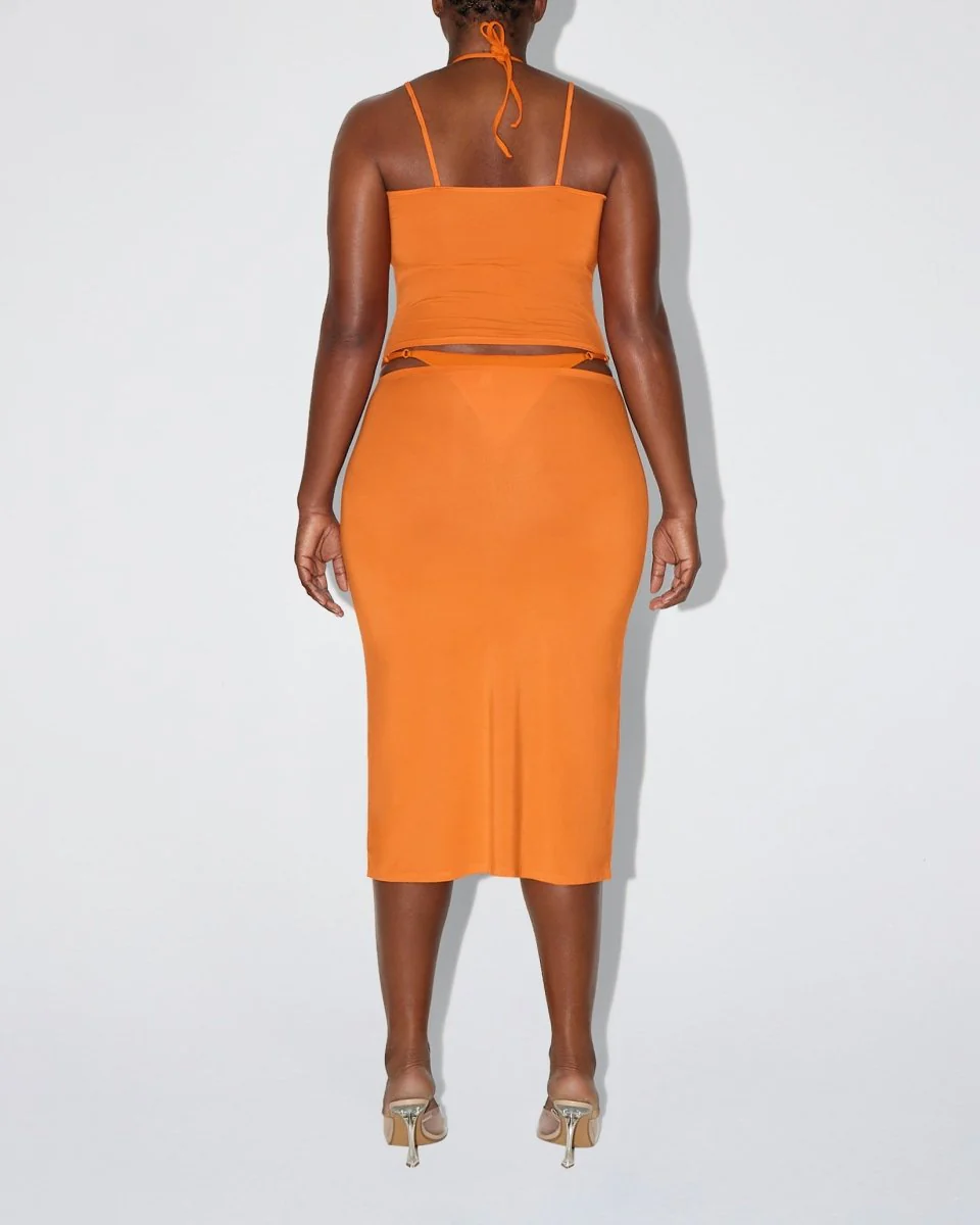 Soft Stretch High Neck Tank | Sunset - Image 5