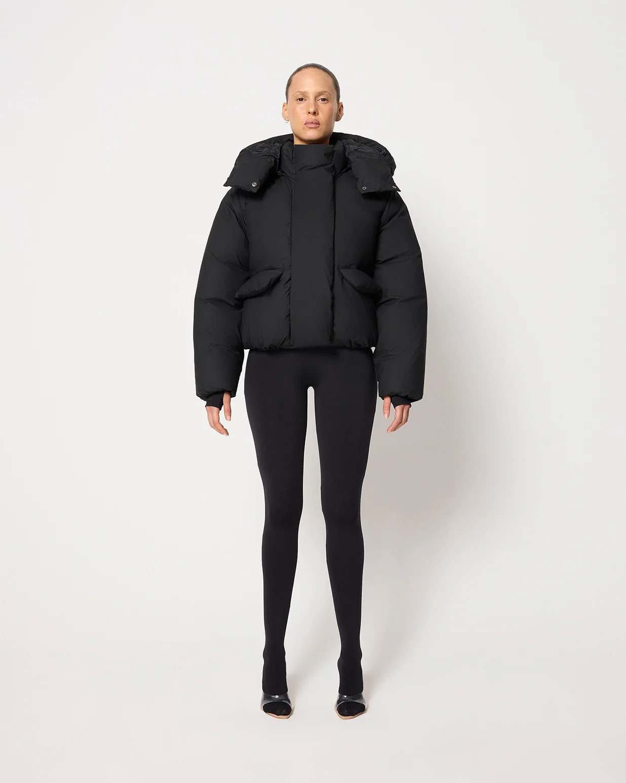 Standard Puffer Jacket | Black - Image 3