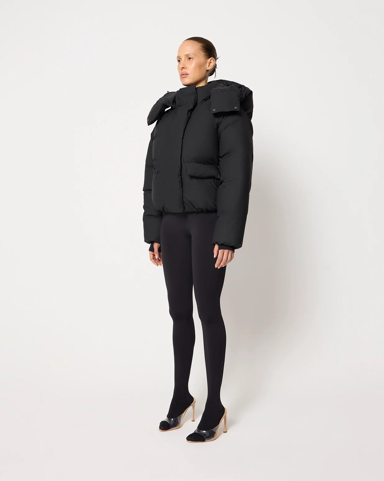 Standard Puffer Jacket | Black - Image 4