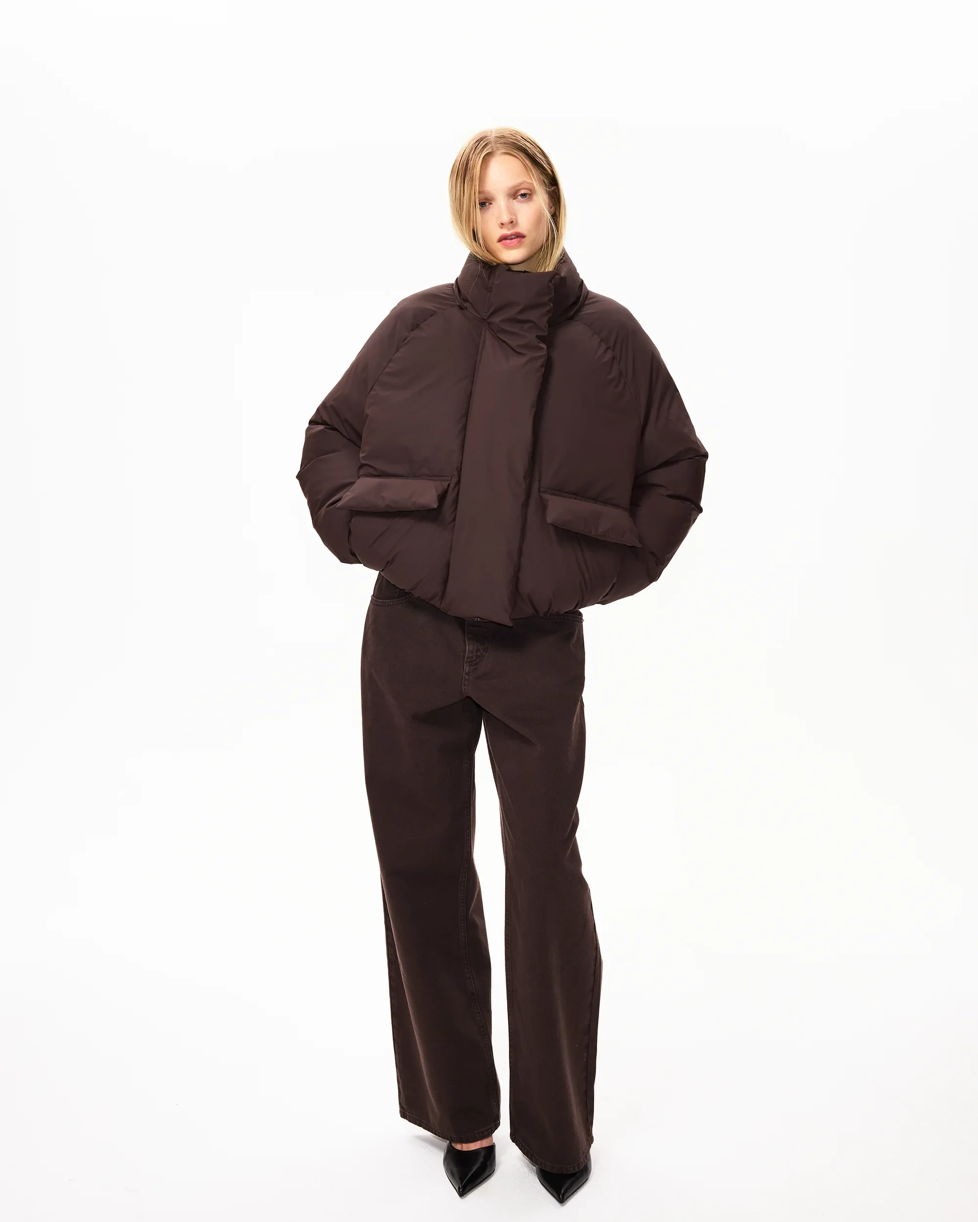 Standard Puffer Jacket | Chocolate - Image 10