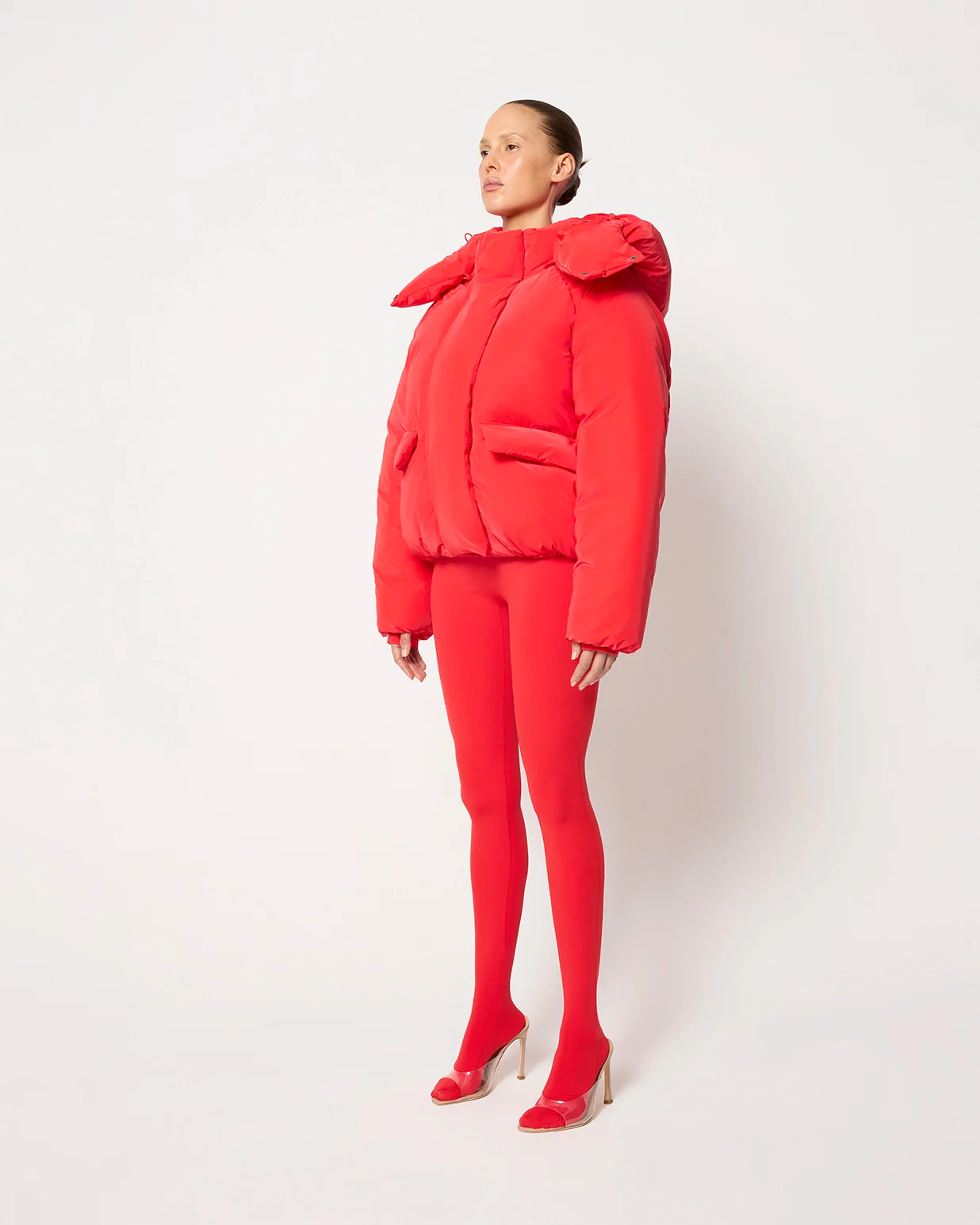Standard Puffer Jacket | Scarlet - Image 3