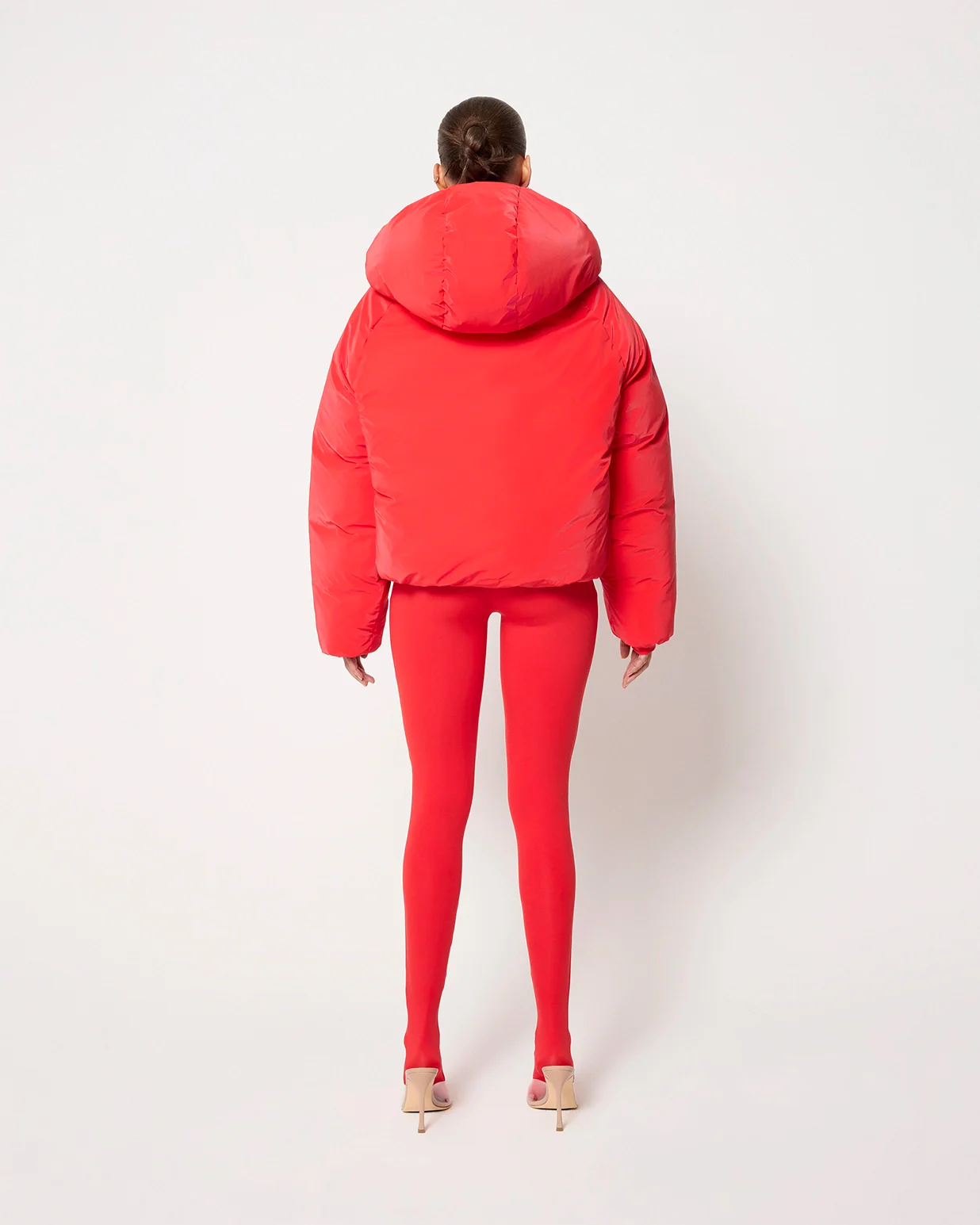 Standard Puffer Jacket | Scarlet - Image 4