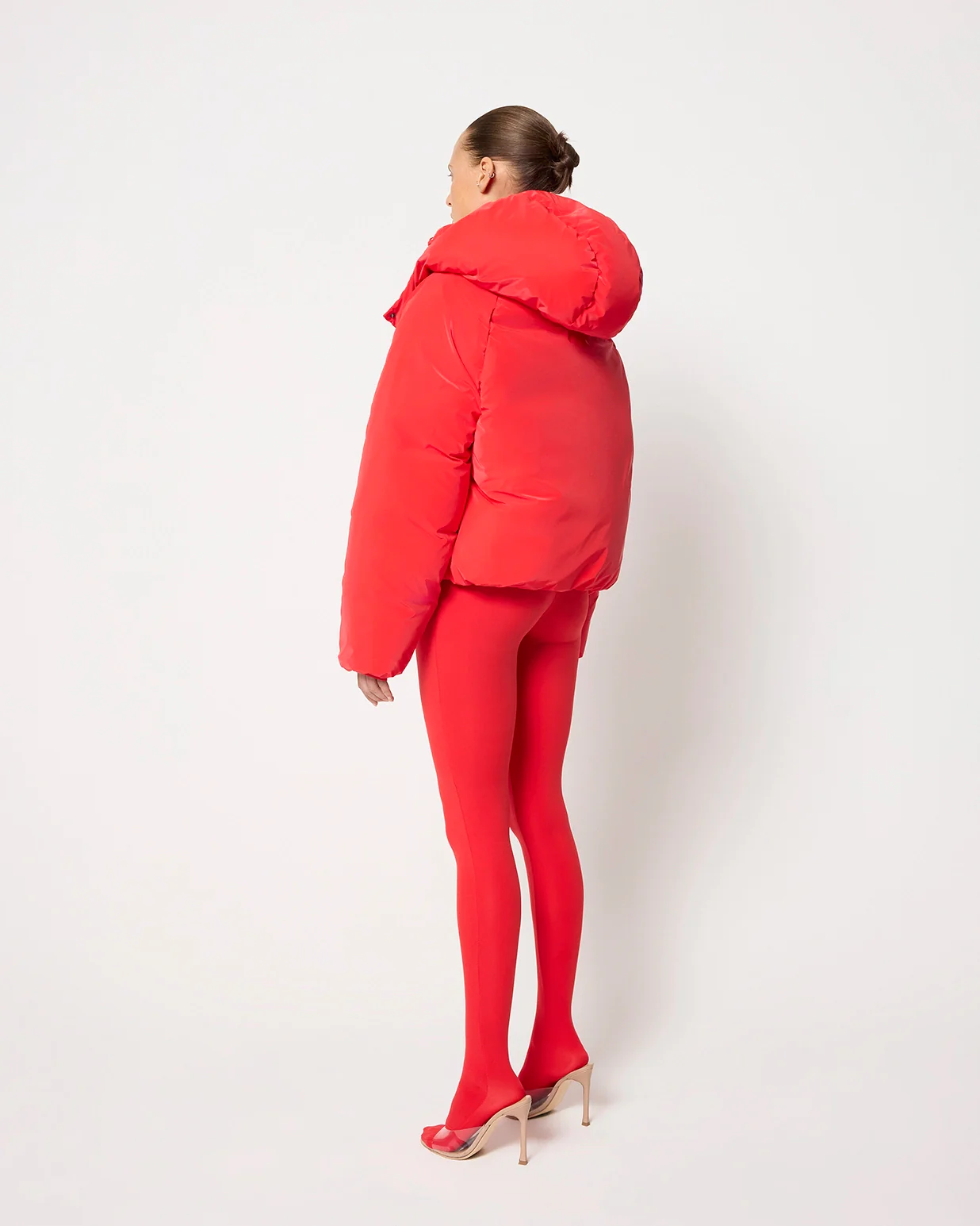 Standard Puffer Jacket | Scarlet - Image 5