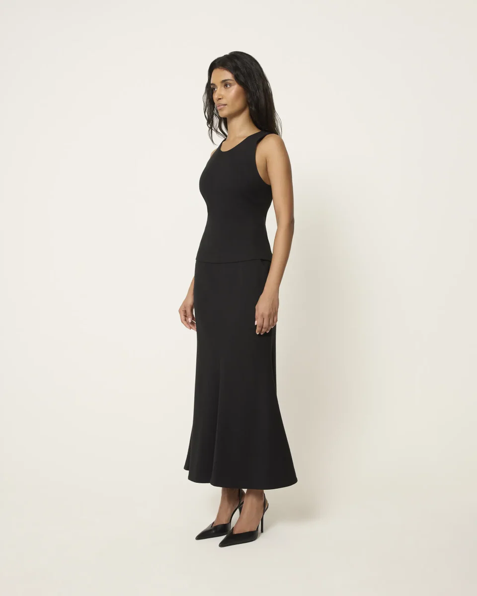 Tailored Tank Top | Black - Image 4