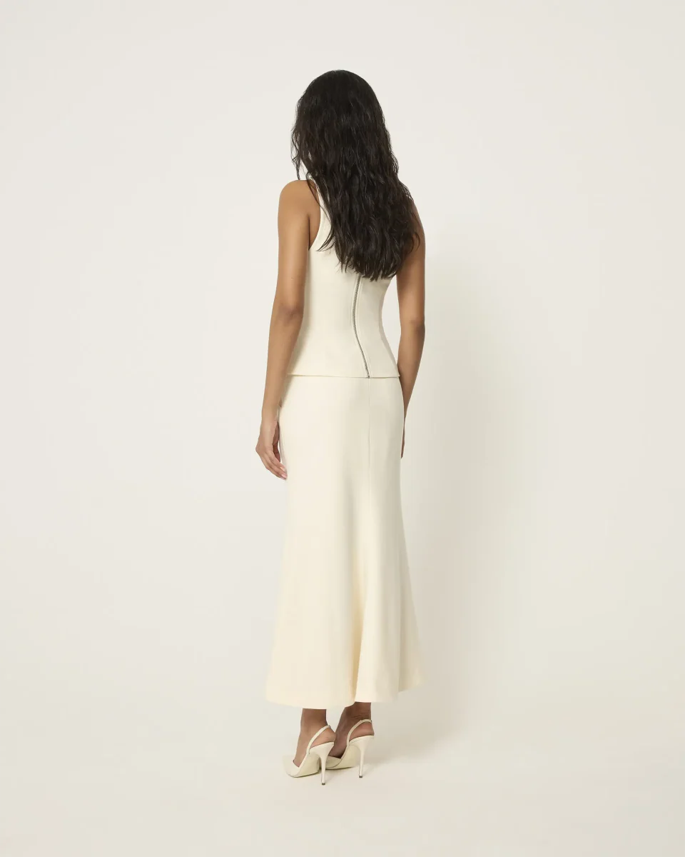 Tailored Tank Top | Warm White - Image 5