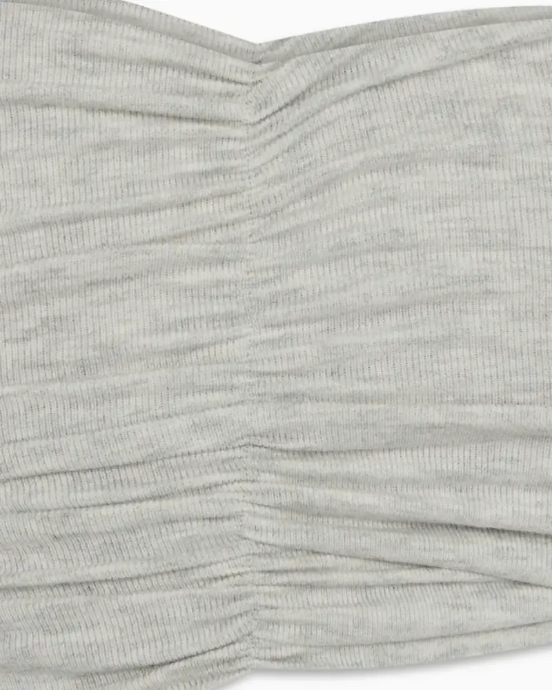 Twist Bandeau Top | Heather Grey - Image 10