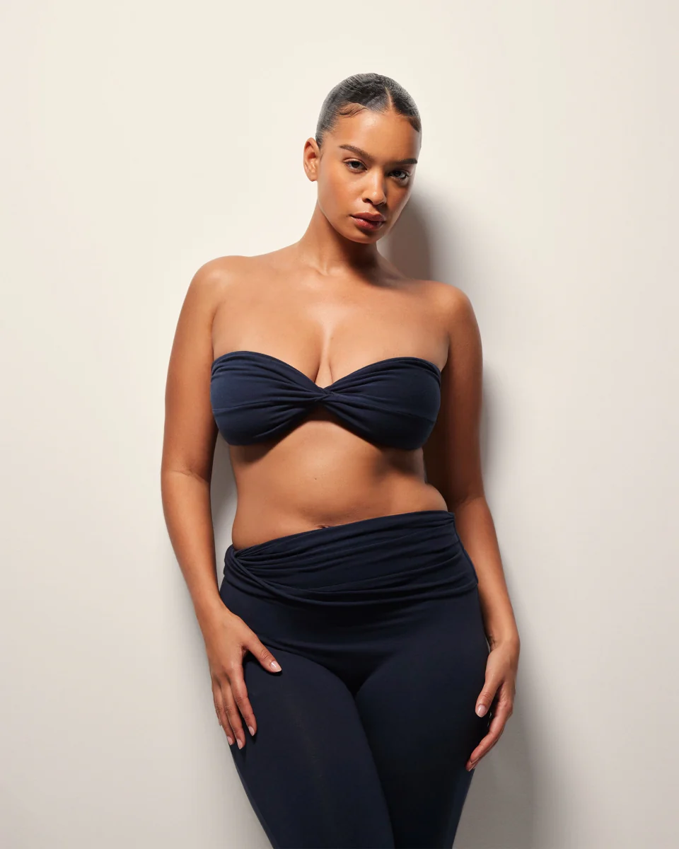 Twist Bandeau Top | Midnight - Image 7