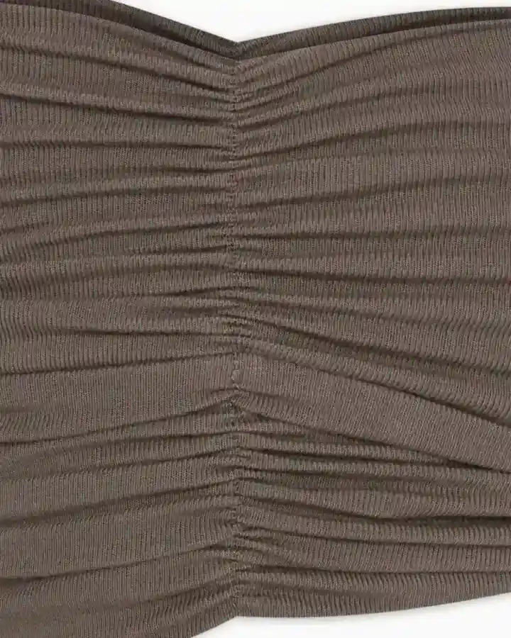 Twist Bandeau Top | Truffle - Image 6