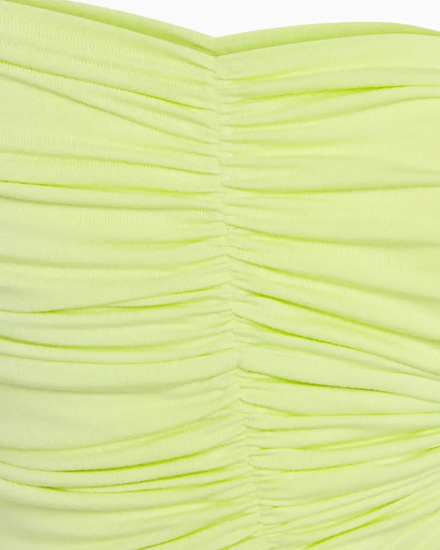 Twist Tube Mini Dress | Soft Lime - Image 9