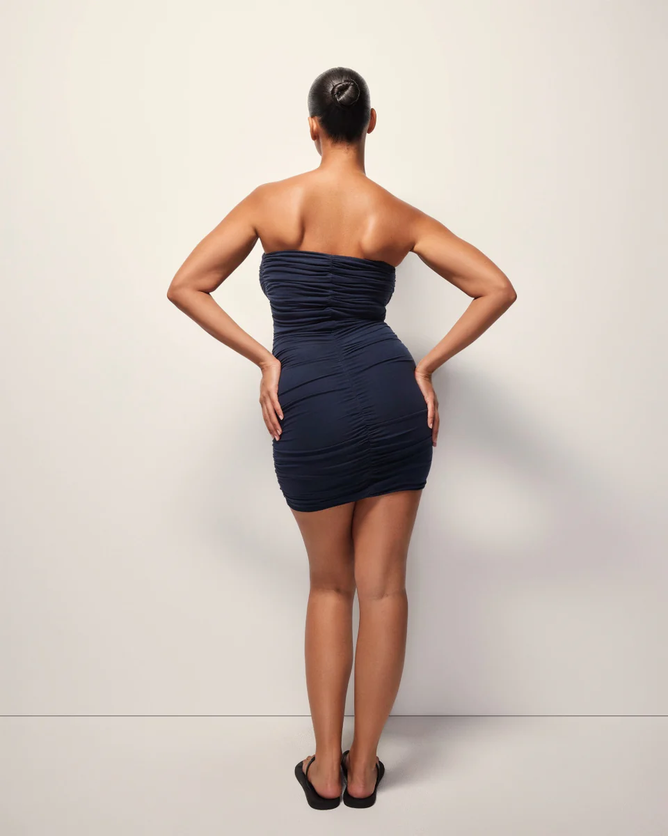 Twist Tube Mini Dress | Midnight - Image 6
