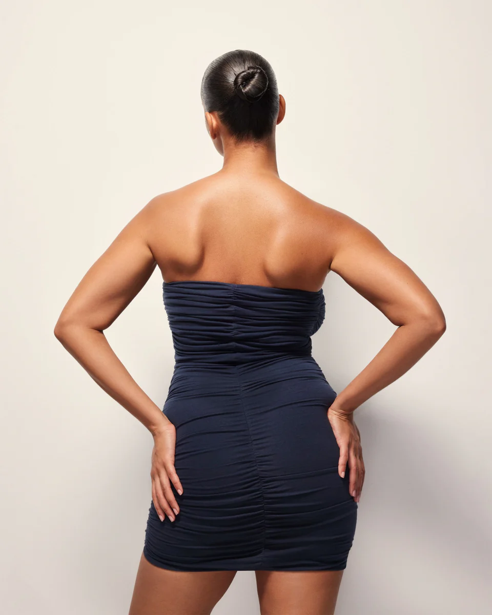Twist Tube Mini Dress | Midnight - Image 8