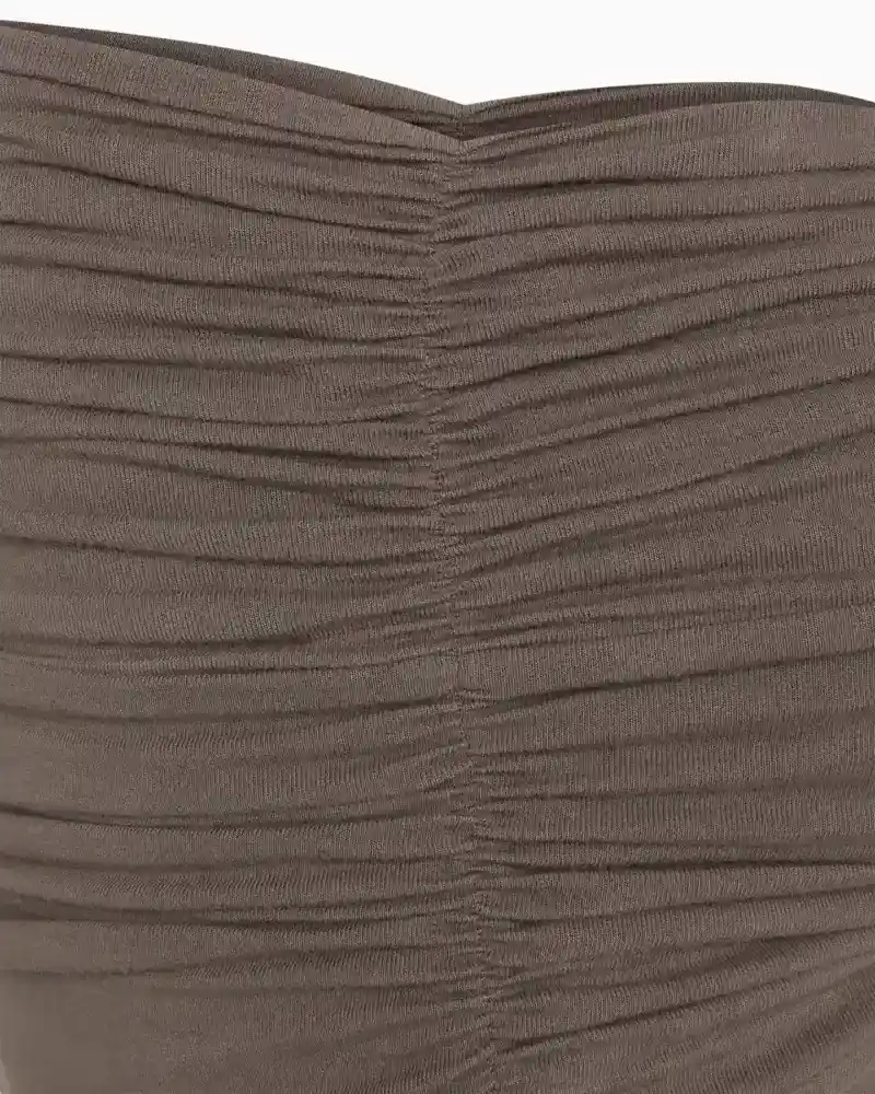 Twist Tube Mini Dress | Truffle - Image 8
