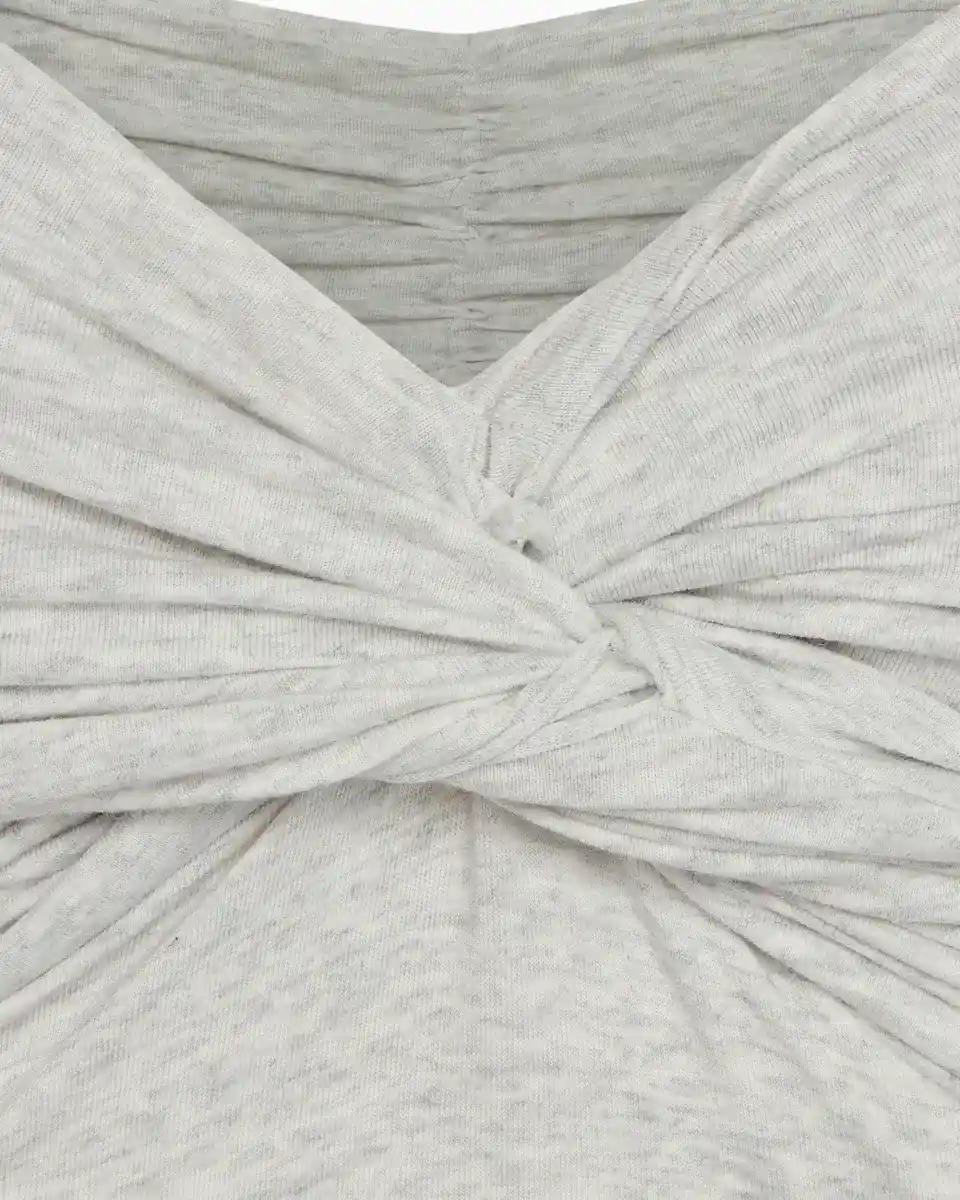 Twist Tube Top | Heather Grey - Image 7